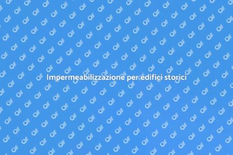 Soluzioni impermeabili per conservazione