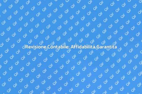 Revisione Contabile: Sicurezza Finanziaria