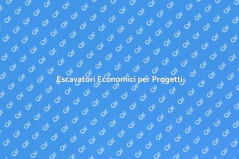Affitto Escavatore a Buon Prezzo