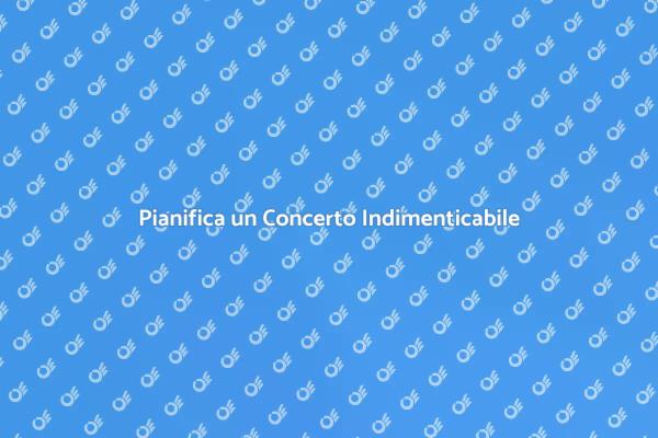 Trasforma il Tuo Concerto in Arte