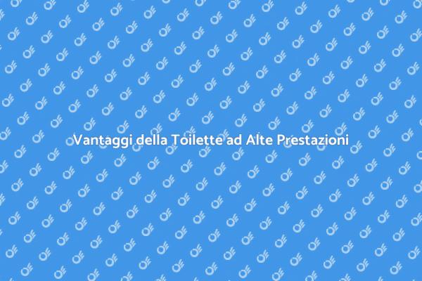 Toilette ad Alte Prestazioni: Scopri di Più