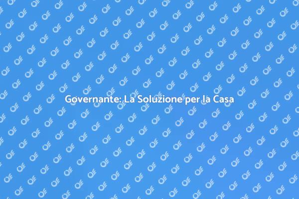 Governante: Semplifica la Tua Vita Domestica