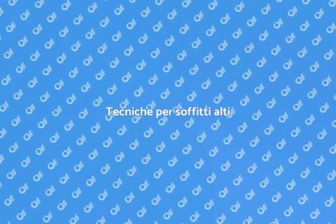 Verniciare un soffitto alto: guida