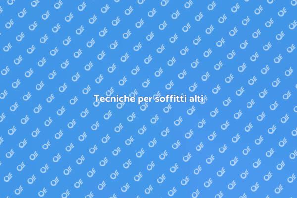 Come verniciare un soffitto alto