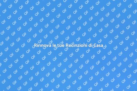Rinfrescare le Recinzioni di Casa
