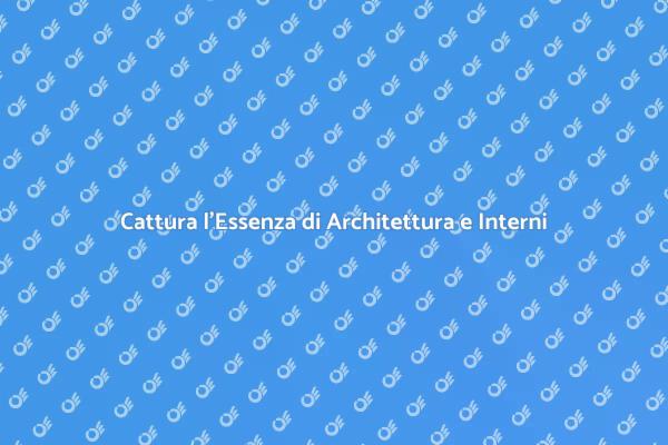 L'Importanza della Fotografia per Interni
