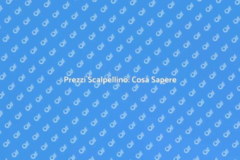 Costo Scalpellino: Guida ai Prezzi