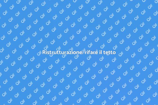 Investire nel tetto di casa