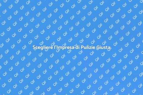 Impresa di Pulizie per Sanificazione