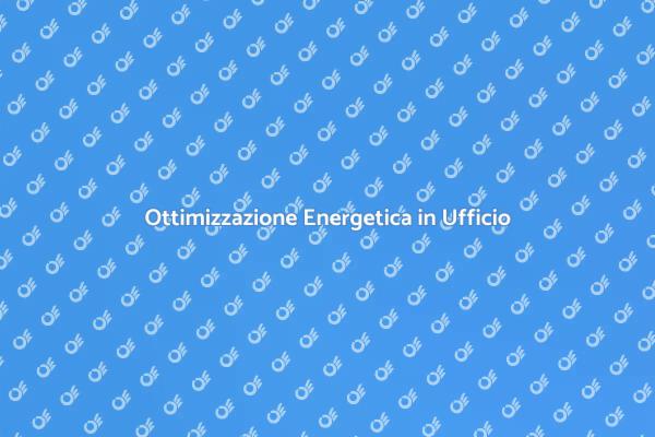 Monitoraggio Energetico per Uffici