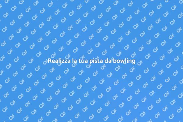 Costruzione pista da bowling a casa