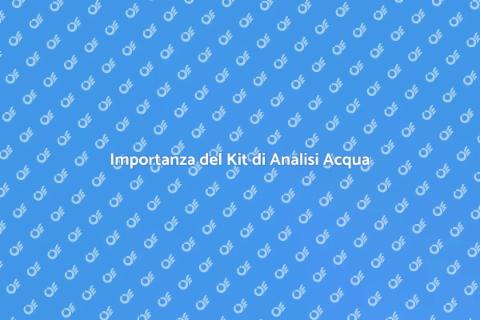Kit di Analisi dell'Acqua Essenziale