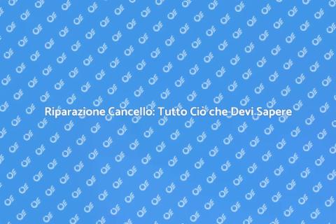 Riparare Cancello: Guida Completa