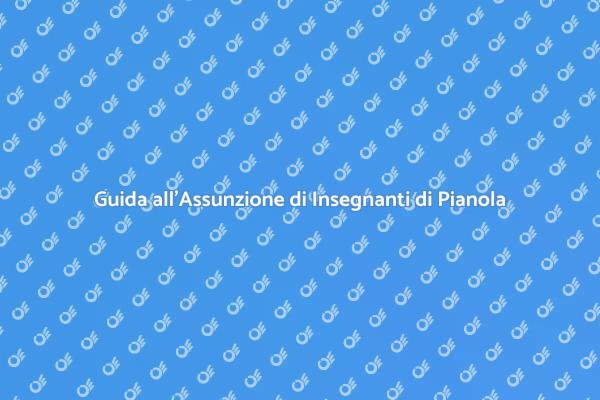 Come Scegliere un Insegnante di Pianola