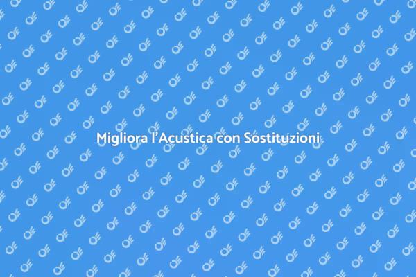 Rinnova il Suono della Tua Stanza