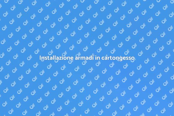 Ottimizza spazi con armadi in cartongesso