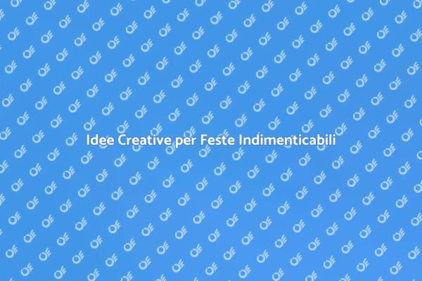 Crea Atmosfere Uniche per Ogni Evento