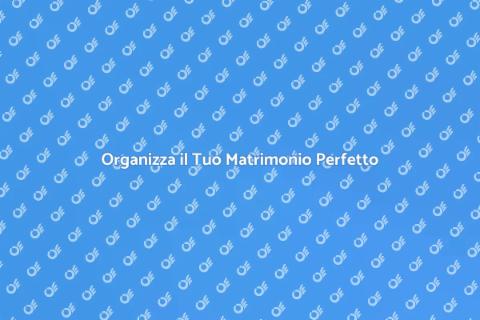 Pianifica il Tuo Matrimonio con Esperti