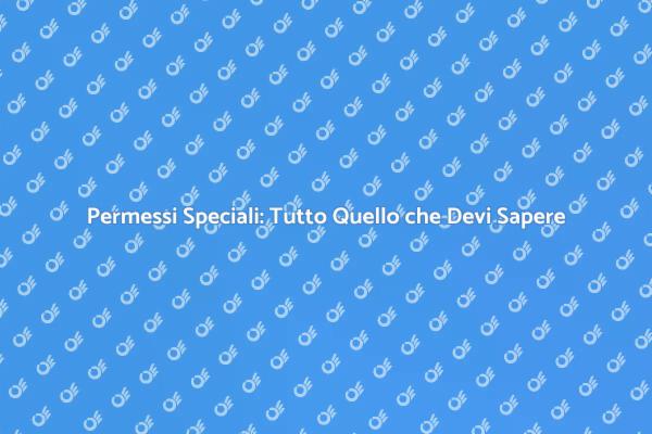 Permessi Speciali per Progetti Edili