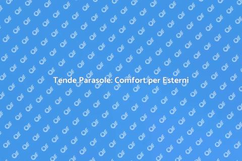 Montaggio Tende Parasole per Esterni