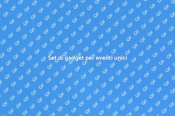 Trasforma i tuoi eventi con i gadget