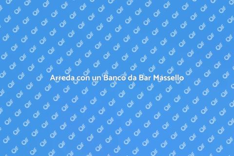Banco da Bar in Legno Massello