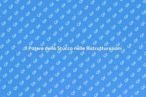 Stucco per Restaurazioni Domestiche