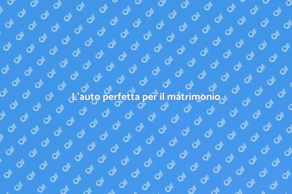 Scegli l'auto da matrimonio ideale