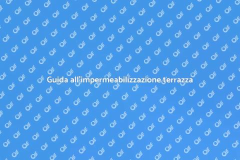 Impermeabilizzazione terrazza a tasca