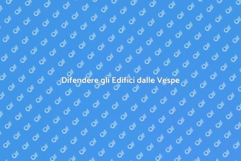 Protezione Edifici dalle Vespe