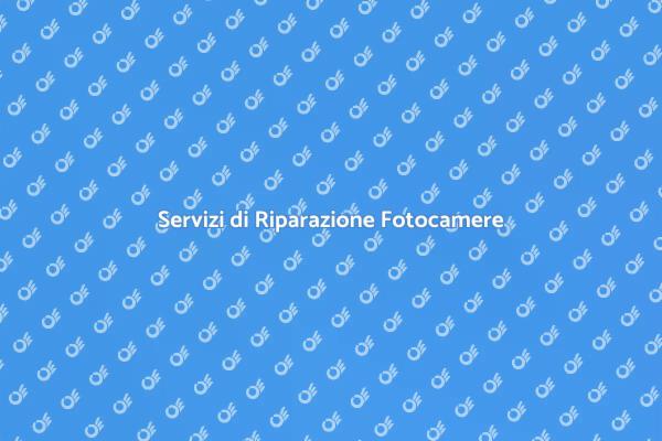 Riparazione Professionale di Fotocamere