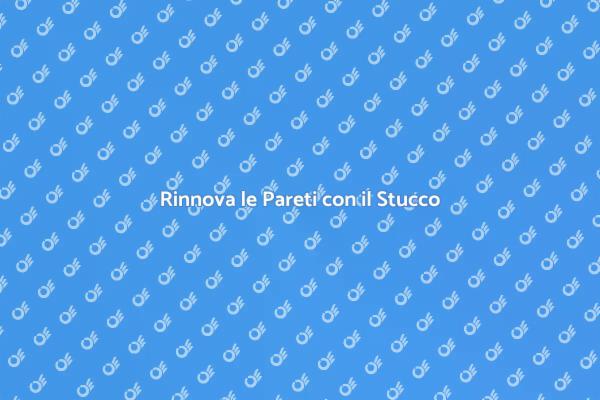 Magia della Riparazione dello Stucco