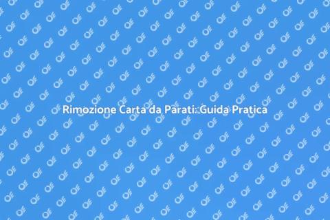 Rimuovere Carta da Parati in Modo Pro