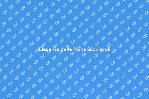 Porte Scorrevoli per Interni Eleganti