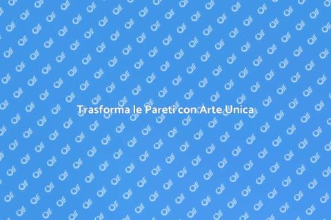 Motivi Artistici per Pareti Uniche
