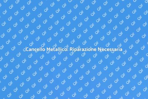 Riparazione Cancello Metallico Essenziale