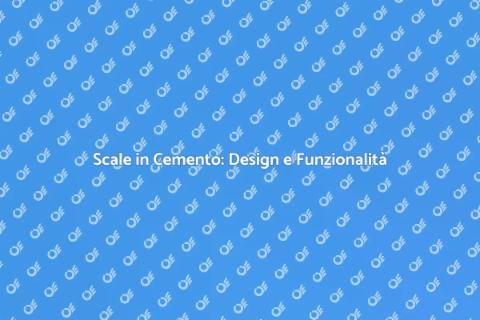 Scale in Cemento: Progetto Perfetto
