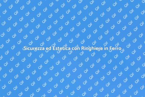 Ringhiere per Scale Esterne in Ferro
