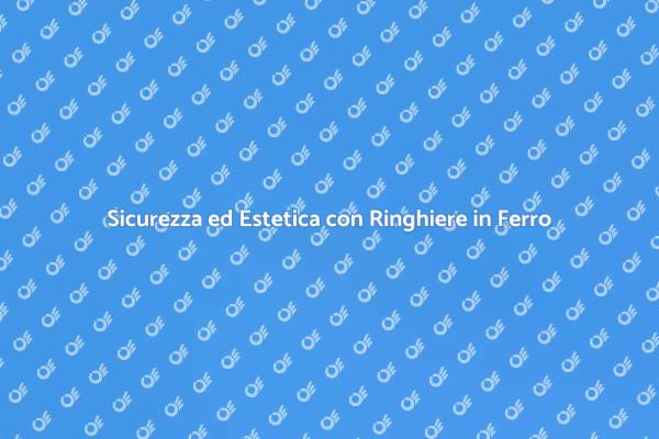 Ringhiere per Scale Esterne: Design e Sicurezza