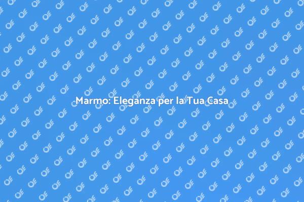 Marmista: L'Arte del Marmo in Casa