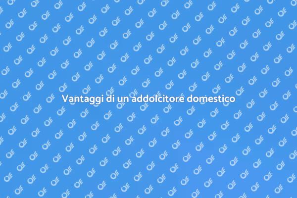 Migliora la tua acqua con un addolcitore