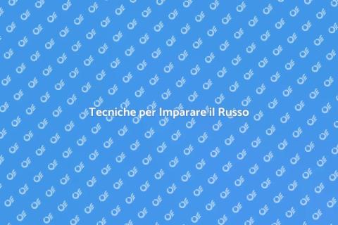 Imparare il Russo Velocemente