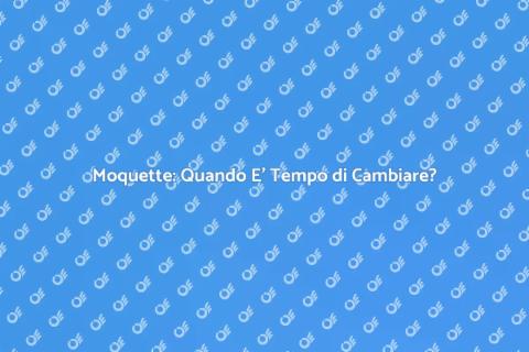 Ricambio Moquette Spazi Pubblici