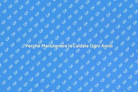Manutenzione Caldaia Annuale Essenziale