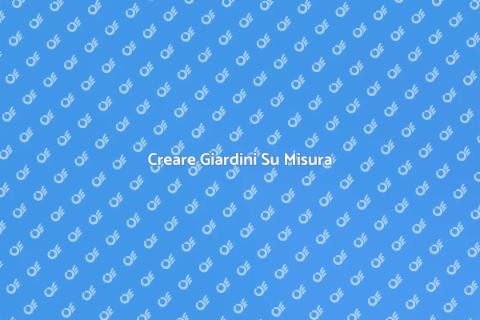 Progettazione Giardino Su Misura