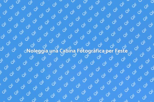 Immortala Ricordi con una Cabina Fotografica