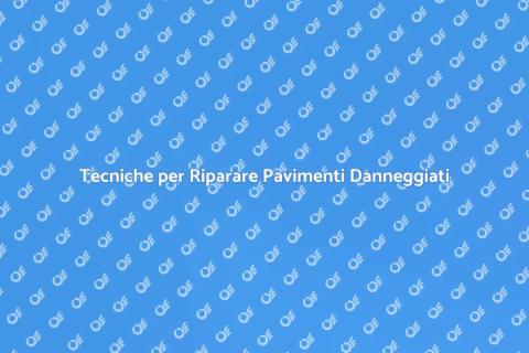 Riparare un Pavimento Danneggiato