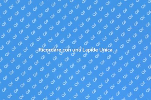 Lapide Personalizzata: Un Ricordo Unico