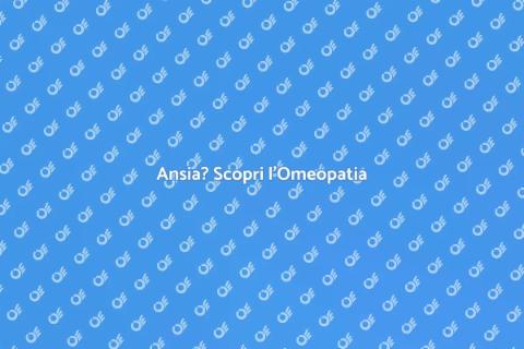 Trattamento Omeopatico per Ansia