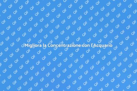 Acquario e Concentrazione Mentale